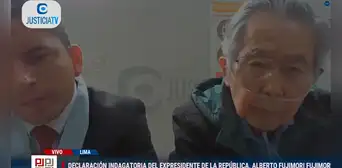 Alberto Fujimori reaparece para responder por esterilizaciones forzadas, pero transmisión se interrumpe Alberto Fujimori reaparece para responder por esterilizaciones forzadas, pero transmisión se interrumpe