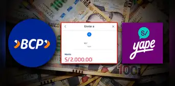 ¡Envía más de S/500! Transfiere desde tu cuenta BCP a Yape sin límite ¡Envía más de S/500! Transfiere desde tu cuenta BCP a Yape sin límite