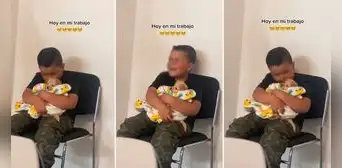 Niño crea tierna escena al mimar y cuidar a su perrito: “Qué bellos los dos” Niño crea tierna escena al mimar y cuidar a su perrito: “Qué bellos los dos”