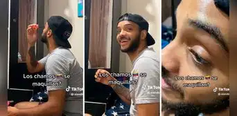 Venezolano sorprende al demostrar su habilidad para maquillarse con rímel: "¡Qué estilo!"