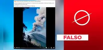 El volcán Popocatépetl, de México, no aparece explosionando en este video viral El volcán Popocatépetl, de México, no aparece explosionando en este video viral