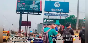 UCV coloca peculiar cartel frente a Senati: “La competencia está dura” UCV coloca peculiar cartel frente a Senati: “La competencia está dura”
