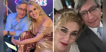 Federico Salazar causa revuelo en redes tras conducir 'noticiero' junto con su esposa, Katia Condos