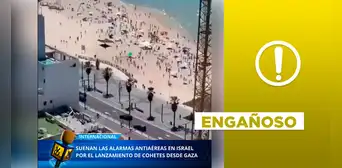 Bombardeo a Israel: video viral que muestra a bañistas escapando data de 2021