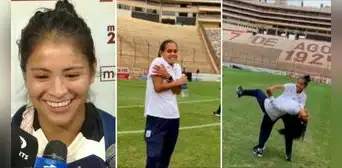 Nahomi Martínez tras polémicos gestos de futbolistas de Alianza previo al clásico: "La soberbia" Nahomi Martínez tras polémicos gestos de futbolistas de Alianza previo al clásico: "La soberbia"