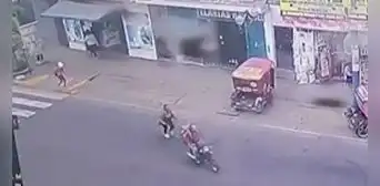 Santa Anita: falso repartidor de delivery asalta a mujer en plena avenida