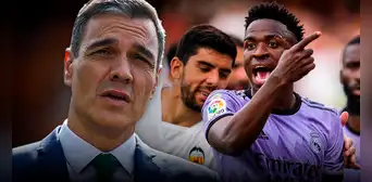 Presidente Pedro Sánchez exige “tolerancia cero con el racismo“ tras insultos a Vinicius Jr.