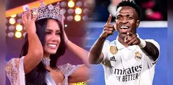 Vinicius Júnior felicita a Camila Escribens por ganar Miss Perú 2023 y usuarios reaccionan