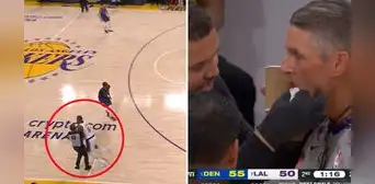 El duro golpe que le propinó Lebron James a un árbitro en el último juego de los Lakers El duro golpe que le propinó Lebron James a un árbitro en el último juego de los Lakers