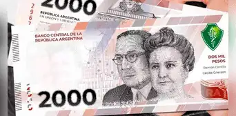 Ya salió el billete de 2.000 pesos argentinos: ¿quiénes son los personajes que aparecen? Ya salió el billete de 2.000 pesos argentinos: ¿quiénes son los personajes que aparecen?