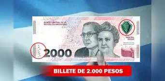 Billetes de 2.000 pesos argentinos: ¿cómo identificarlos y no ser víctima de falsificaciones?