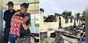 Tragedia en Guyana: 19 jóvenes mueren en incendio de escuela que pudo ser intencional Tragedia en Guyana: 19 jóvenes mueren en incendio de escuela que pudo ser intencional