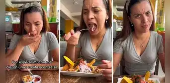 Venezolana prueba ceviche por primera vez y tiene singular reacción: "Ya no como más arepas" Venezolana prueba ceviche por primera vez y tiene singular reacción: "Ya no como más arepas"