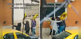 Mujeres sorprenden a su amiga tras llevarle serenata y se vuelven virales: “Señora de las 4 décadas”