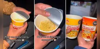 "Otro level": joven lleva Aji-no-men al cine y es viral en redes sociales "Otro level": joven lleva Aji-no-men al cine y es viral en redes sociales