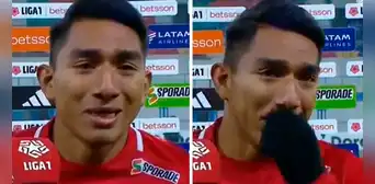 “Quiero sacar adelante a mi familia”: jugador lloró tras debutar con un 5-0 en contra en Liga 1