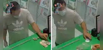 Ladrón se vuelve viral por fracasar en el popular 'cambiazo' y además olvidar S/100 en negocio Ladrón se vuelve viral por fracasar en el popular 'cambiazo' y además olvidar S/100 en negocio