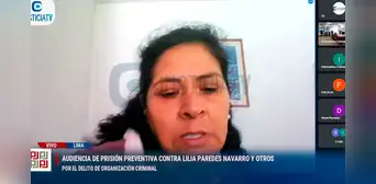 Lilia Paredes: Fiscalía solicita mínimo ocho años de prisión para esposa de Pedro Castillo