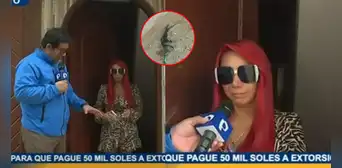Deysi Araujo: extorsionadores dejan bomba molotov en la puerta de su casa mientras declaraba Deysi Araujo: extorsionadores dejan bomba molotov en la puerta de su casa mientras declaraba