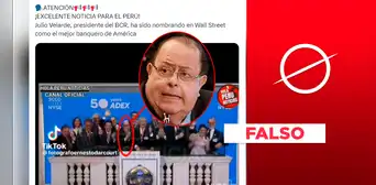Julio Velarde: Wall Street no lo ha premiado como el mejor banquero de América Julio Velarde: Wall Street no lo ha premiado como el mejor banquero de América