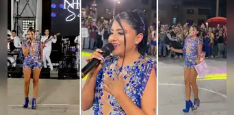 Nickol Sinchi, excantante de Corazón Serrano, debutó como solista en Villa El Salvador: “Hermosa voz”