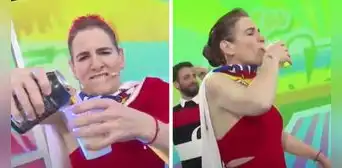 Gigi Mitre toma cerveza en vivo en presentación de Los Shapis: "¡Salud, Perú!" Gigi Mitre toma cerveza en vivo en presentación de Los Shapis: "¡Salud, Perú!"