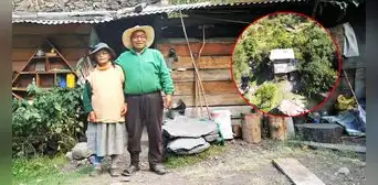 Víctor y Teófila, la pareja que lleva casi 20 años viviendo en medio de la 'nada', en Huancavelica
