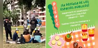 Convocan a pícnic masivo para este sábado 27 en rechazo a medidas de Municipalidad de Miraflores Convocan a pícnic masivo para este sábado 27 en rechazo a medidas de Municipalidad de Miraflores
