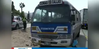 Ventanilla: accidente de tránsito causó la muerte de una persona frente a refinería La Pampilla Ventanilla: accidente de tránsito causó la muerte de una persona frente a refinería La Pampilla