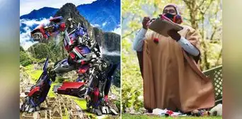 "Transformers 7": Chamán peruano 'bendijo' la película en Machu Picchu y actores quedaron fascinados