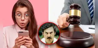 Jueza prohíbe sticker de Pablo Escobar por denuncia de una mujer que se sintió "seriamente amenazada"