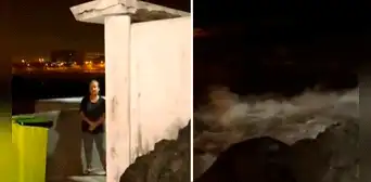 San Bartolo: vecinos temen inundaciones en sus casas por oleaje anómalo San Bartolo: vecinos temen inundaciones en sus casas por oleaje anómalo