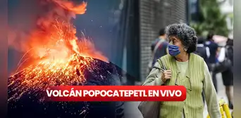 Volcán Popocatépetl EN VIVO: continúa emisión de vapor, gases ceniza y material incandescente