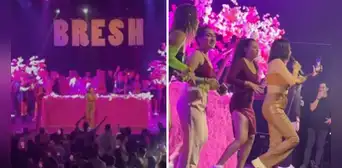 Amy Gutiérrez festejó con despampanante temática Bresh el lanzamiento de su nuevo disco