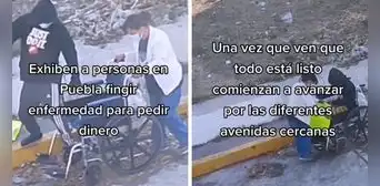 "Por unos pierden todos": pareja finge discapacidad para que le regalen monedas y se hace viral "Por unos pierden todos": pareja finge discapacidad para que le regalen monedas y se hace viral