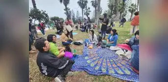 Miraflores: ciudadanos realizaron pícnic masivo como protesta por restricciones municipales Miraflores: ciudadanos realizaron pícnic masivo como protesta por restricciones municipales