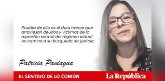 La barbarie en el poder, por Patricia Paniagua La barbarie en el poder, por Patricia Paniagua