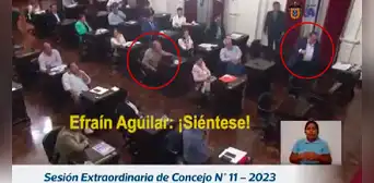 "Ándate a la m***** entonces": regidor Efraín Aguilar insultó a Julio Gagó en sesión del Concejo de la MML
