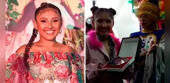 Milena Warthon vuelve a Chile tras ganar en Viña 2023 y la condecoran: "Por representar su cultura"
