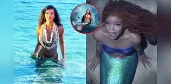 Thalía reacciona al meme de una escena similar a “La Sirenita” y “Marimar”: “Mismo ADN”