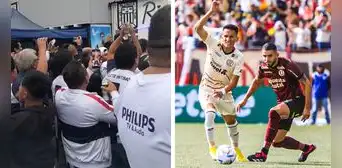 Hinchas de Alianza Lima celebraron efusivamente afuera de Matute la derrota de Universitario Hinchas de Alianza Lima celebraron efusivamente afuera de Matute la derrota de Universitario