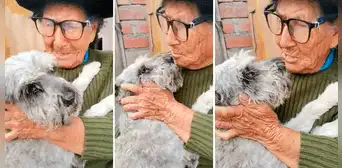 ¡Apareció Raylu! Adulta mayor de 103 años encontró a su perrito perdido en Ate
