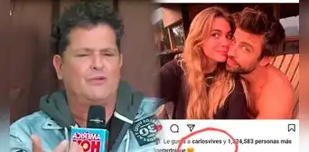 Carlos Vives niega 'traición' a Shakira y no apoya romance de Piqué y Clara Chía: Es una lástima