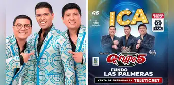 Grupo 5 en Ica: hoy inició venta de entradas para segunda fecha de su concierto Grupo 5 en Ica: hoy inició venta de entradas para segunda fecha de su concierto