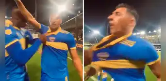 Advíncula y su desmedida celebración: jaloneó a su compañero tras el gol de Boca Advíncula y su desmedida celebración: jaloneó a su compañero tras el gol de Boca