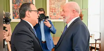 Presidente del Consejo de Ministros se reúne con mandatario de Brasil, Lula da Silva Presidente del Consejo de Ministros se reúne con mandatario de Brasil, Lula da Silva