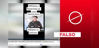 Este video no prueba una rebelión militar en el Vraem contra Dina Boluarte