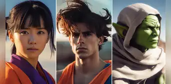 ¿Fanático de "Dragon ball Z"? IA revela cómo lucirían los personajes en la vida real