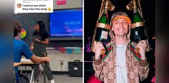 Al ritmo de Peso Pluma: maestra se hace viral por enseñar español con un corrido tumbado Al ritmo de Peso Pluma: maestra se hace viral por enseñar español con un corrido tumbado