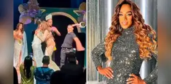 Miss Gay Mato Grosso: esposo enfurecido interrumpe el concurso y destroza la corona Miss Gay Mato Grosso: esposo enfurecido interrumpe el concurso y destroza la corona